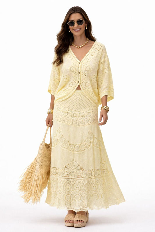 Conjunto feminino Daniela duas peças coordenadas