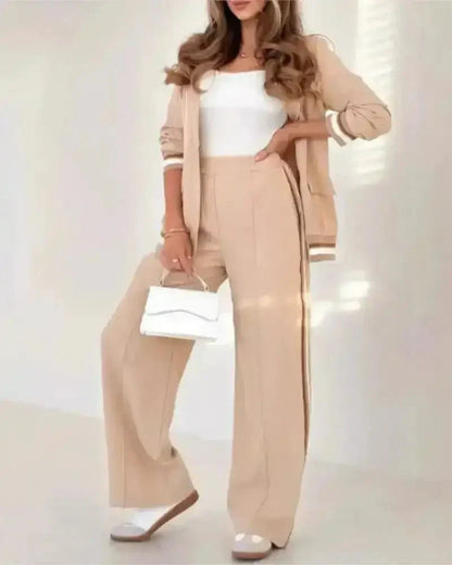 Conjunto feminino Luiza casaquinho e calça