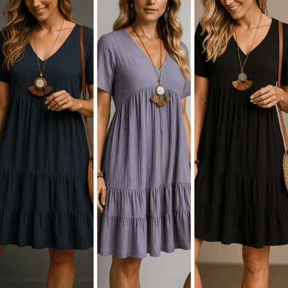 Kit 3 Vestidos Feminino FinaFlor - (Último Dia de Promoção)